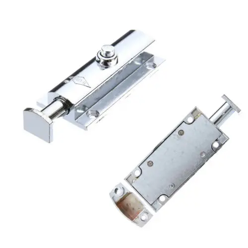 Door Gate Slide Bolt Lock for Bathroom Toilet Home Safety Catch Latch Loaded Metal Kitchen Security Barrel | Дом и сад