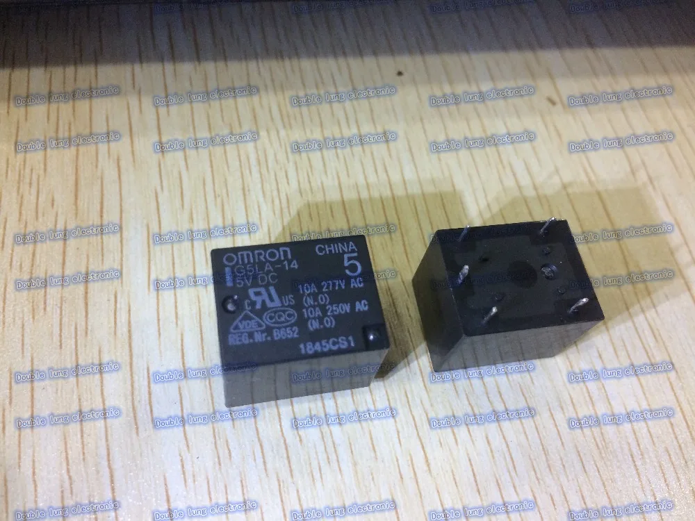 10 шт./лот Оригинальное реле OMRON Power PCB G5LA 14 5 в постоянного тока Φ 10A/250 В|relay latching|relay