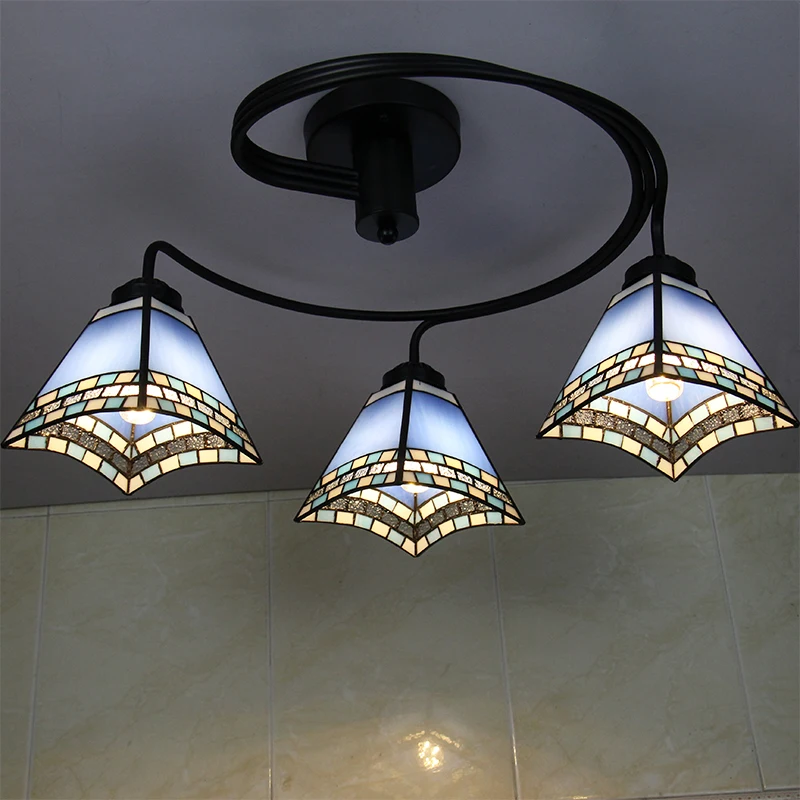 Европейская звезда для сада винтажные светодиодные потолочные светильники