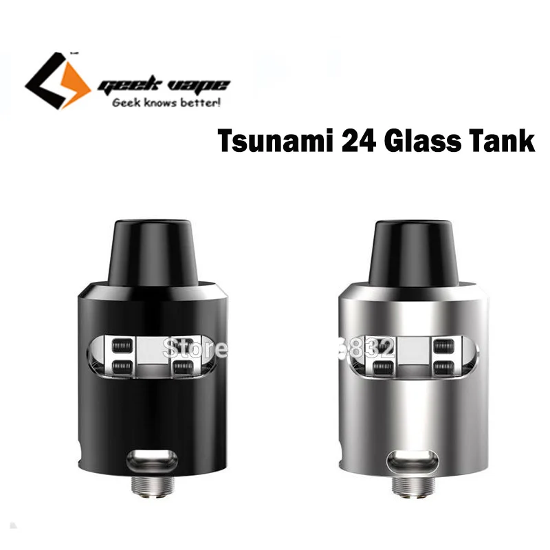 Промо Акция! Оригинальный Geekvape цунами 24 стекло окно RDA танк скорость стиль палуба