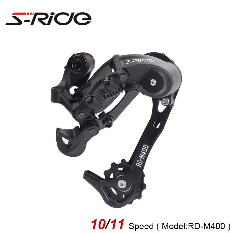 S-Ride rd-m400 10/11 Скорость Mountian велосипед длинная клетка задний переключатель совместим с Shimano Велоспорт MTB Велосипедный Спорт Шестерни Запчасти 306 г