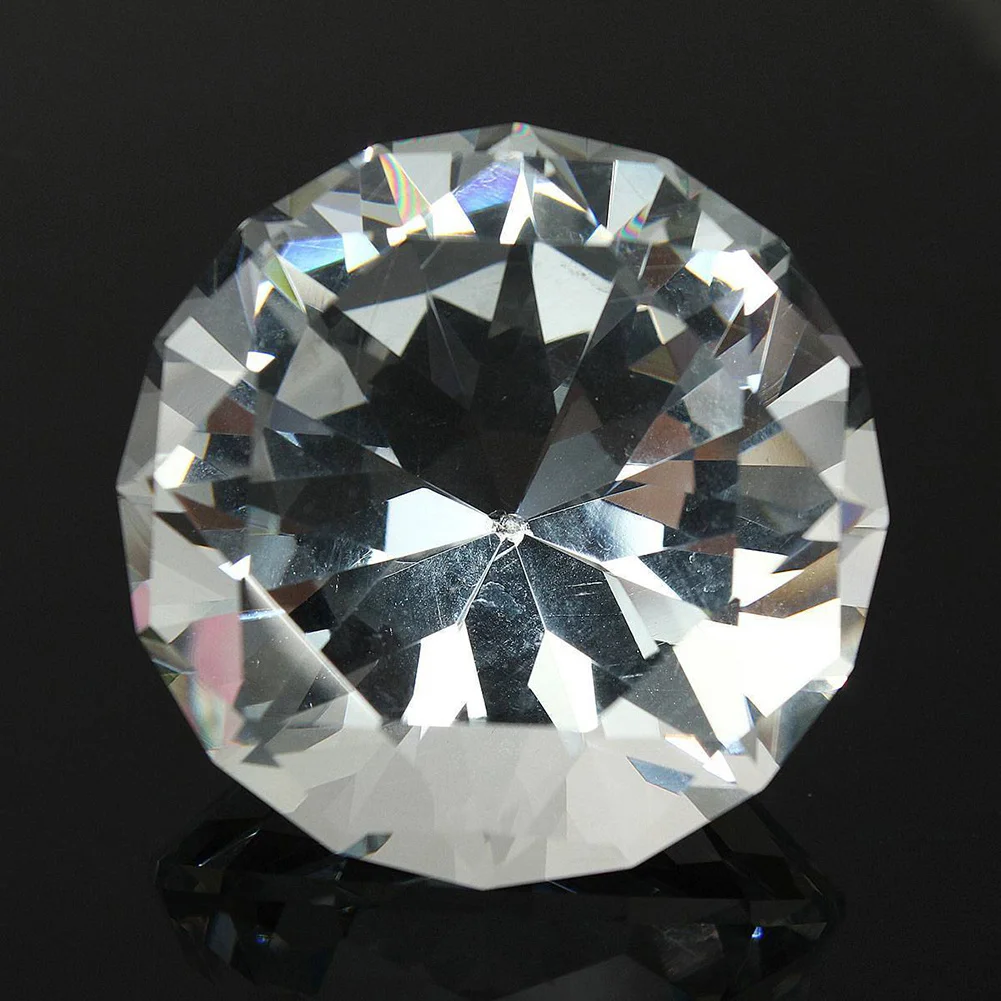 40 мм прозрачный Кристалл Стразы бриллиантовая огранка ювелирные изделия для