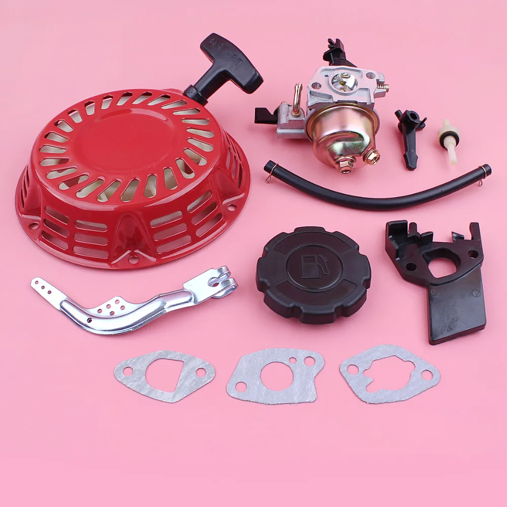Карбюратор Recoil Rewind для Honda GX160 GX200 5.5HP 6.5HP GX 160 200 газонокосилка рычаг