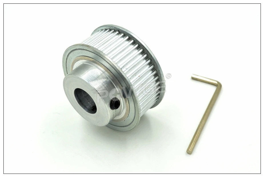 POWGE 50 шт. 48 зубцов 3 м зубчатый шкив Bore6/8/10/12/14/15/20 мм Fit W = 15 3M ремень CNC гравировальный