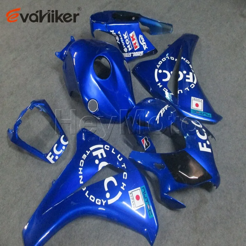Из АБС-пластика для мотоцикла обтекатель CBR1000RR 2008 2009 2010 2011 серебро панели литья