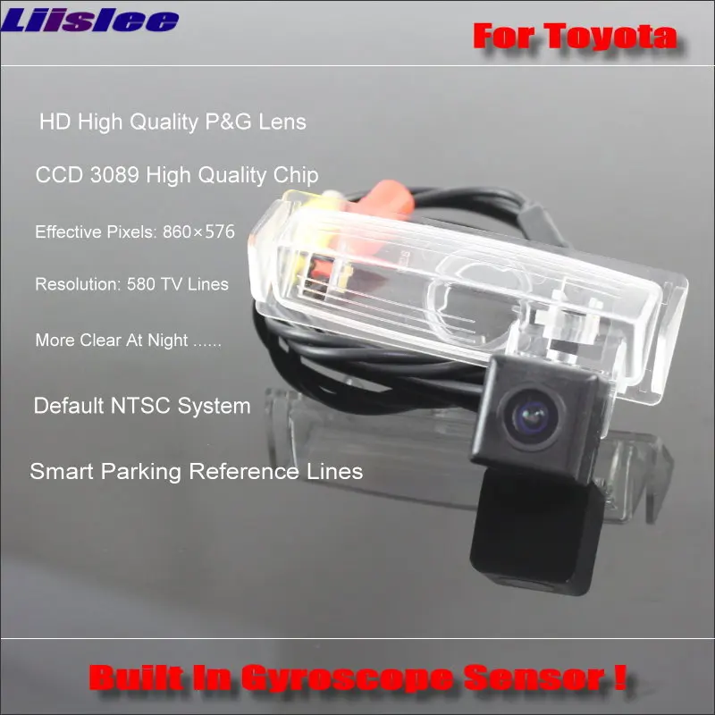 Liislee Intelligentized камера заднего вида для Toyota Vios / Yaris Sedan 2007 ~ 2013 назад динамические