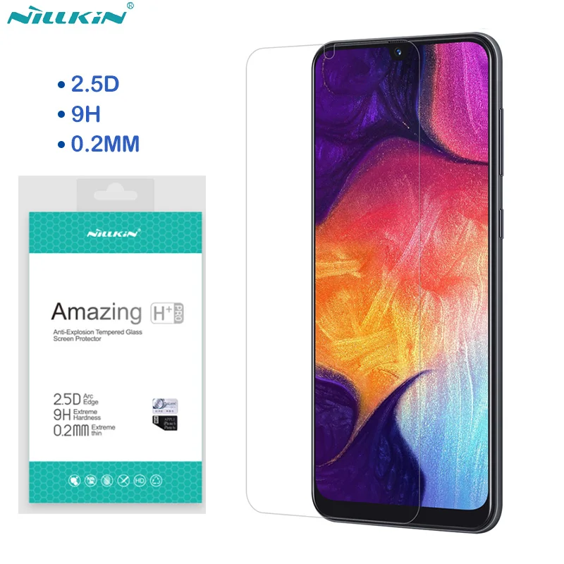 Закаленное стекло Nillkin для samsung Galaxy A30, Защитное стекло для экрана A20 A50 A70, 0,2 мм, 9 H, 2.5D, защитная пленка для телефона A30 A50