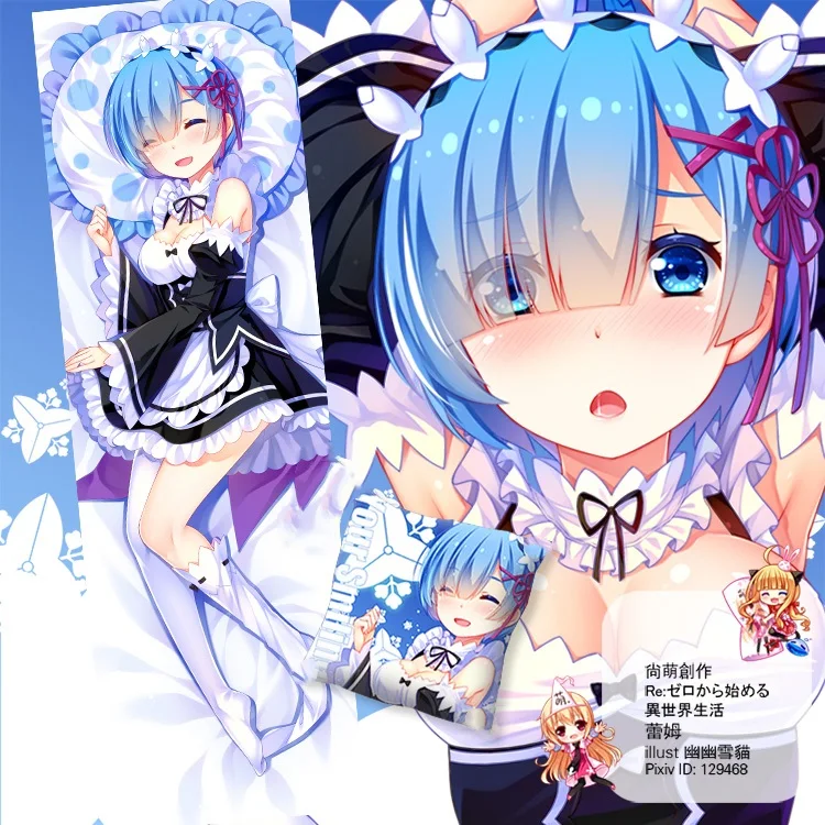50X150 см Re: Zero Kara Hajimeru Isekai Seikatsu Rezero Rem loli CAME мультфильм аниме Настенная картина