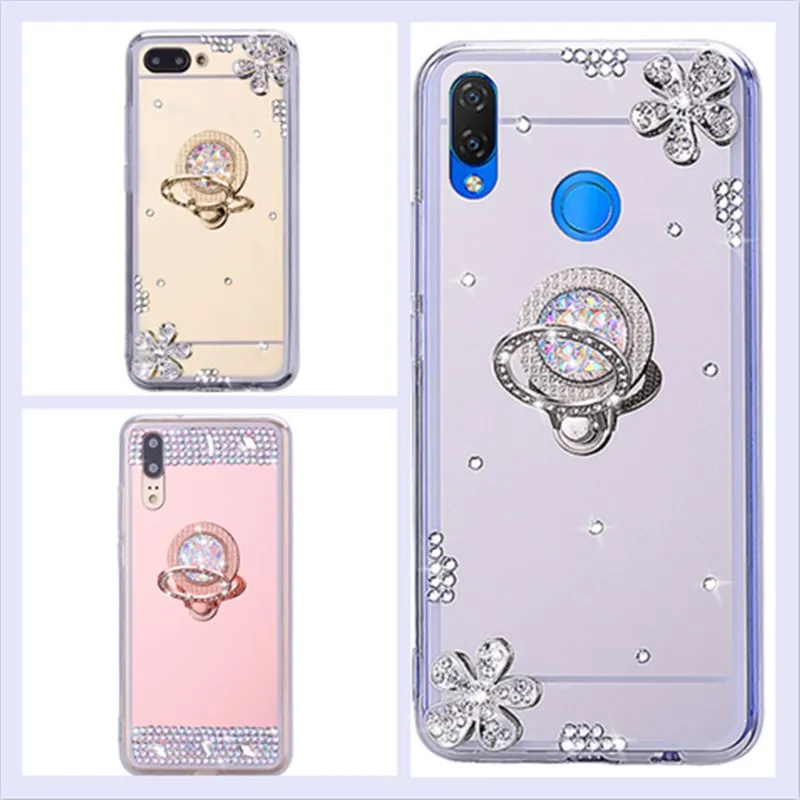 Зеркальный эффект чехол для Huawei P30 Pro P20 Mate20 Lite/Pro Чехол Nova 4 3 3i 3e P smart 2019 P10 P9 P8 Мягкий
