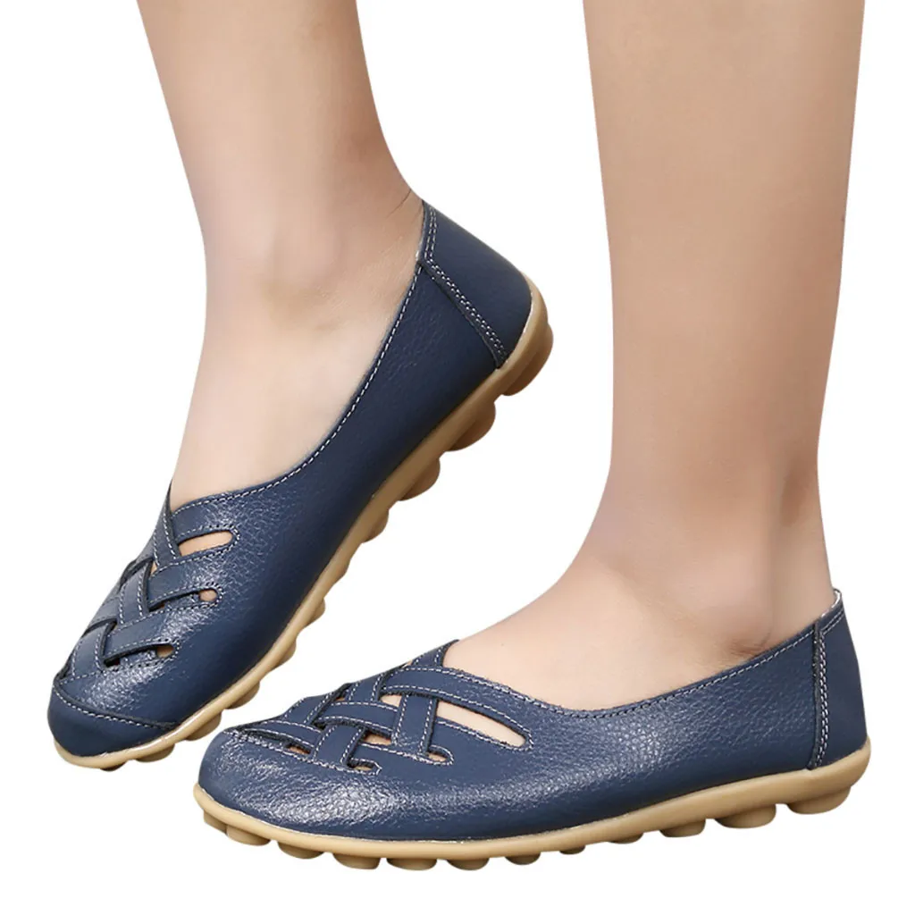 SAGACE/Женская обувь на плоской подошве Повседневная Удобная женская Однотонная из