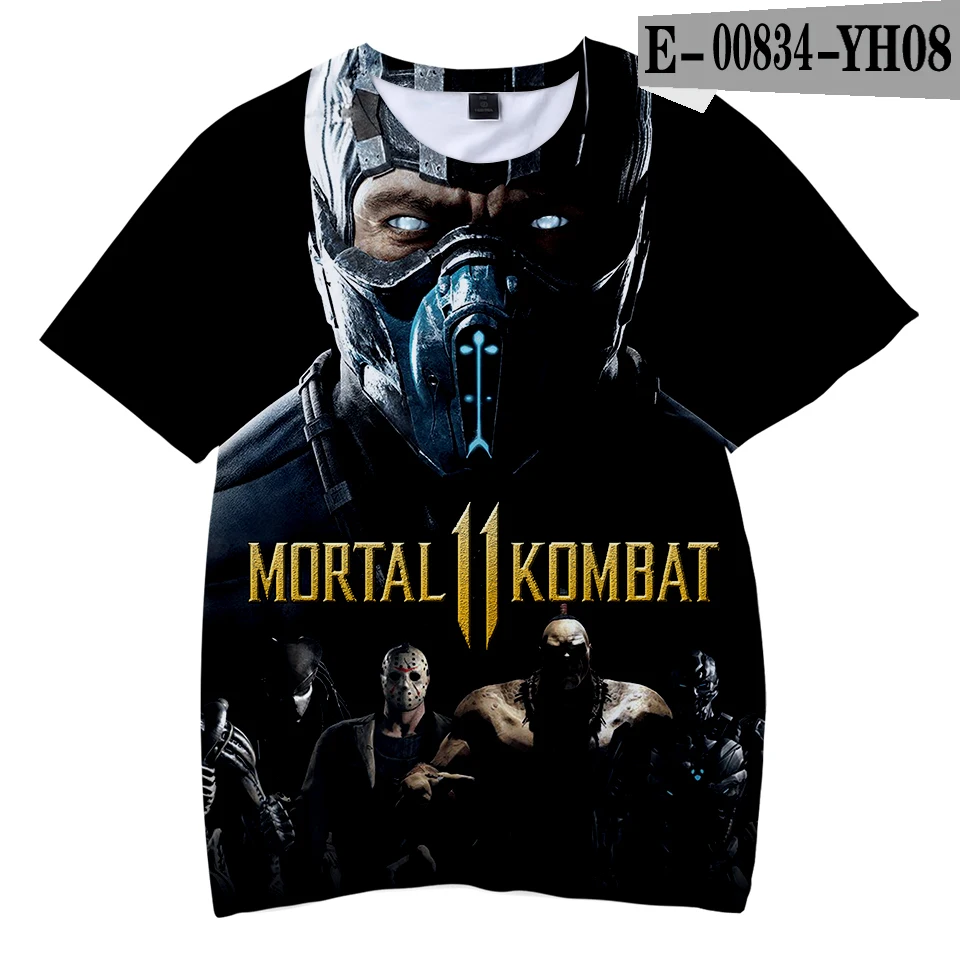 3D Children's t-shirt Mortal Kombat 11 t shirt 3d Games Print Tee Shirt wear Fashion Cool and comfortable tshirt for the kids - Цвет: 3D