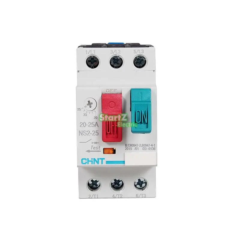 CHNT NS2-25 6.3A(4-63.A) защита двигателя стартер автоматический выключатель GV2 ME |