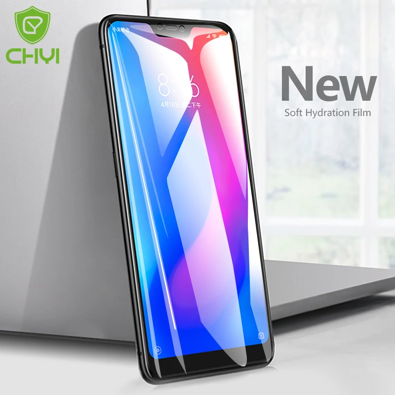 CHYI 3D изогнутая пленка для Xiaomi Redmi Note 6 pro Защитная Эластичная взрывобезопасная