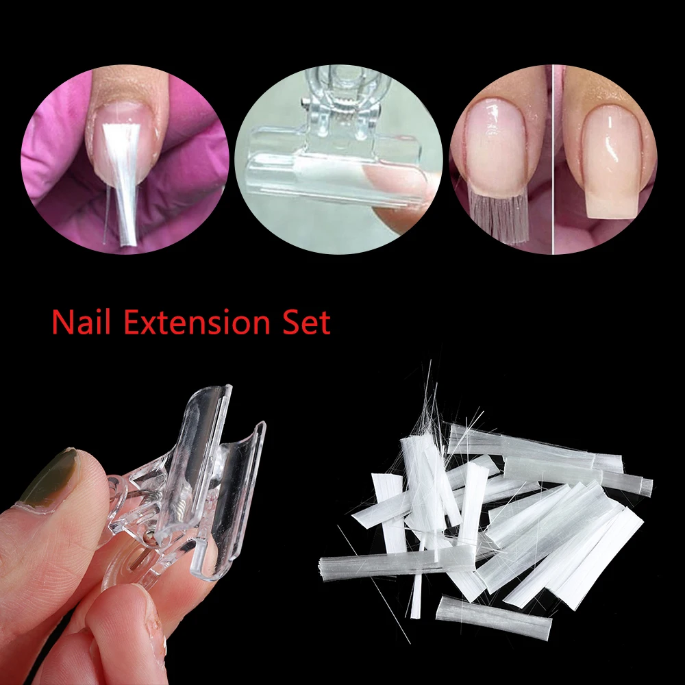 Модная новинка, 5/6/7 шт./компл. fibernails из стекловолокна с защемления зажимы щипчики для маникюра для наращивания ногтей набор инструментов