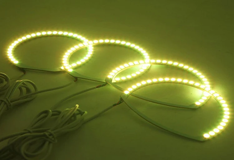 Super bright 7 color RGB LED Angel Eyes Kit with a remote control For BMW E53 X5 1999 2000 2001 2002 2003 2004 | Автомобили и