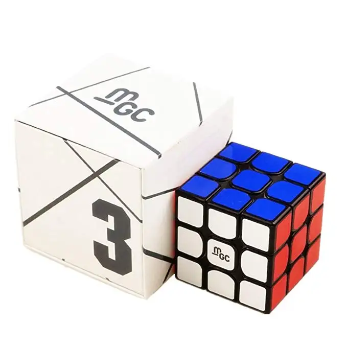 Cuber Speed YJ MGC 3x3 м черный скоростной куб Магнитный 3x3x3 магический