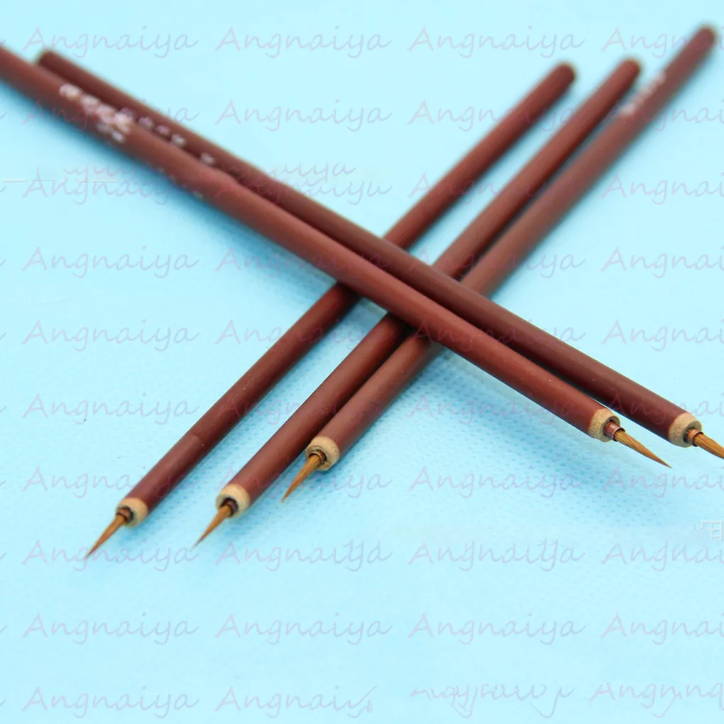 

2023 New Small Brush Nail Tools Bamboo Handle Nail Art Painting Brushes Nail Liner Brush DIY Manicure