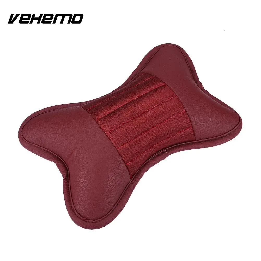 Автомобиль NeckPillow из искусственной кожи подголовник сиденья Отдых Подушка