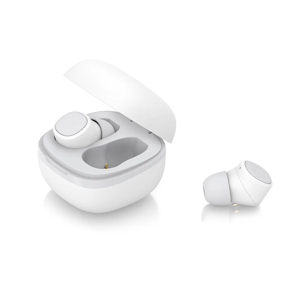 Белый T1X TWS bluetooth наушники бас беспроводные наушники IPX6 AAC& SBC беспроводные наушники для iPhone Xiaomi наушники беспроводные наушники - Цвет: Белый