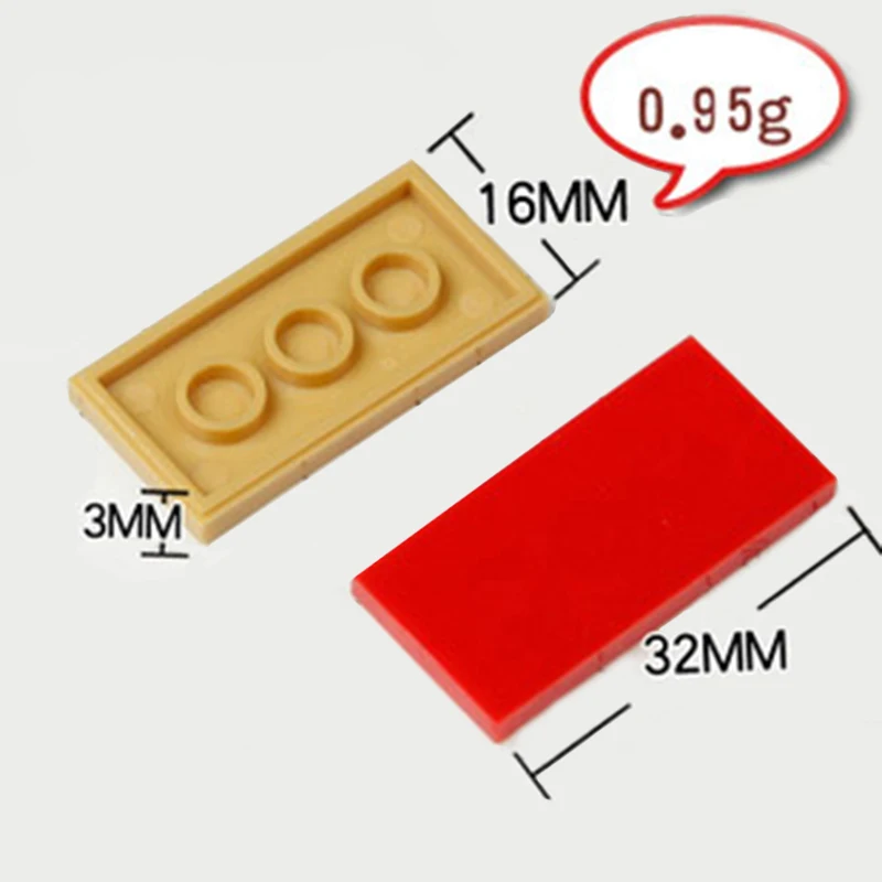 Детские игрушки 100 шт. плоская плитка 2x4 Сделай Сам просвещение MOC строительные