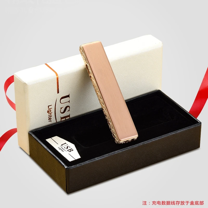 Портативная мини безопасная USB перезаряжаемая электронная сигарета зажигалка