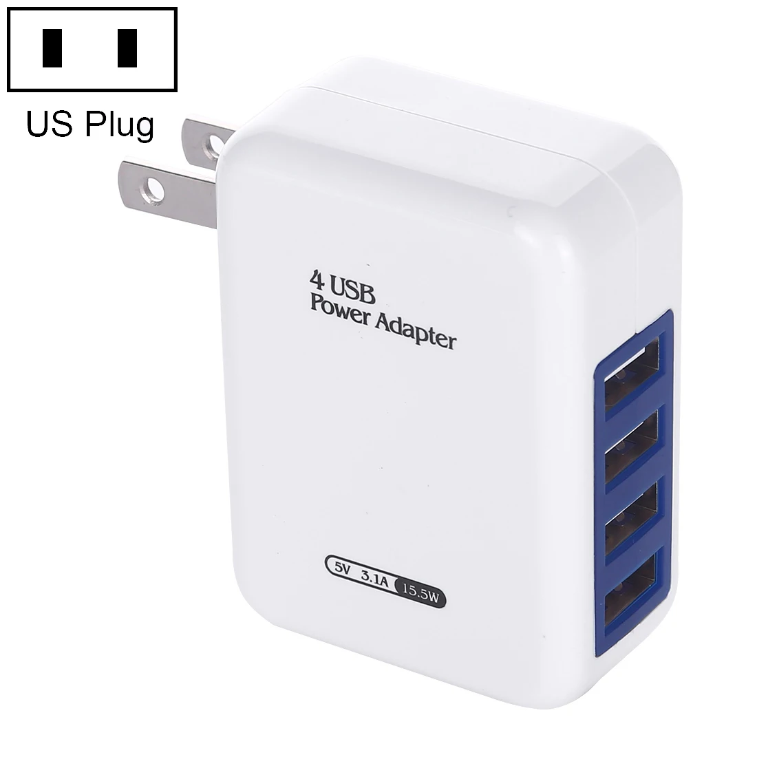 Дорожное зарядное устройство для iPhone/vivo/Samsung/Huawei/OPPO/Xiaomi 4 выхода USB 3 1 А 5 В |