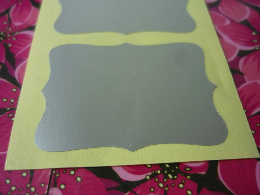 4 6x3 5 см блестящие серебряные наклейки с декоративной рамкой|frame sticker|stickers busstickers
