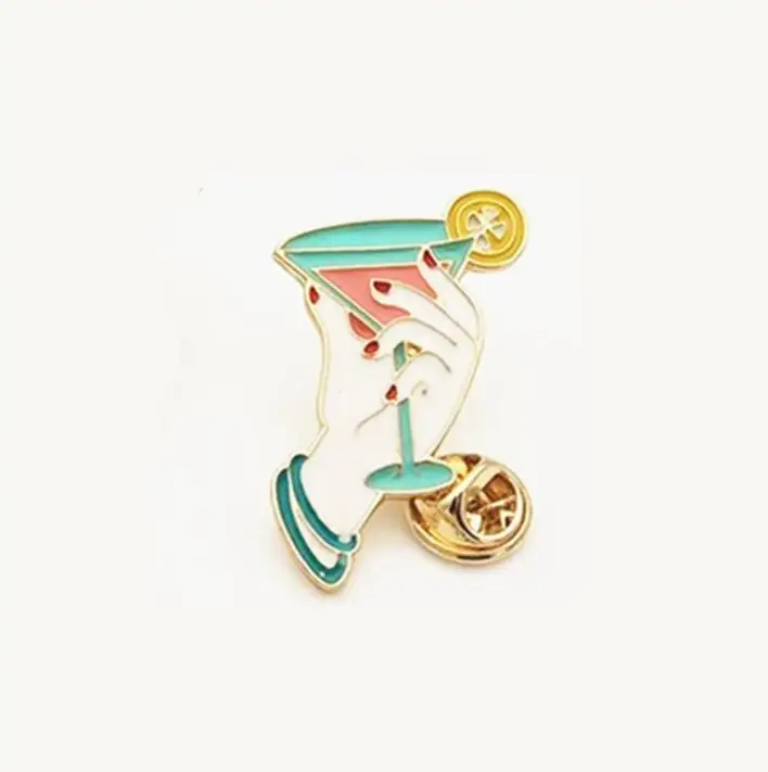 Oly2u Милый Попугай Товары для птиц летний напиток металлическая брошь Шпильки