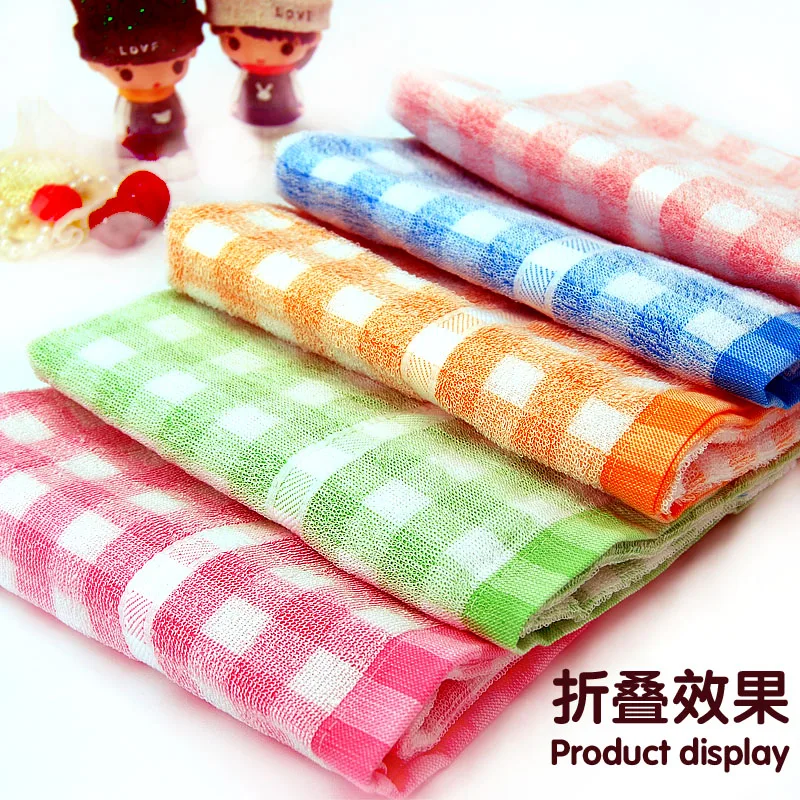 Comfortable and soft 35*84cm mercerized Untwisted Towel Absorbent Dry Hand Towels for Kids Adults 1 bags of 10 towels | Дом и сад