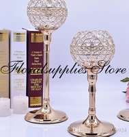 27cm 37cm tall crystal tealight candle holders candlesticks stand for wedding table centerpieces fathers day home decoration