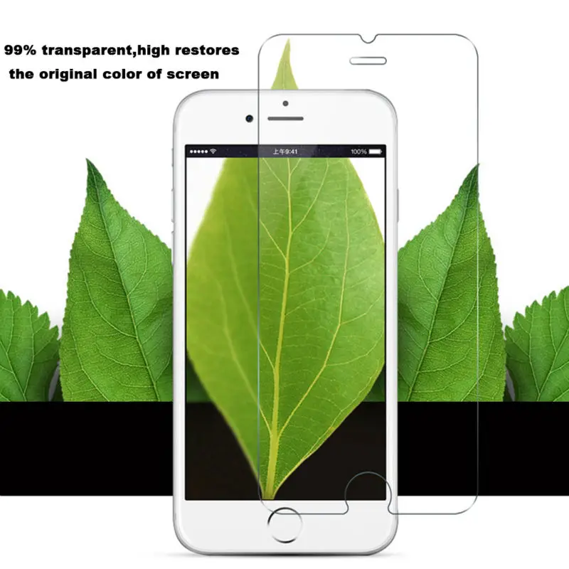 CAMDEMS 100шт 2.5D 0.3мм закаленное стекло для экрана протектор защитная пленка iPhone 6 6s 6plus