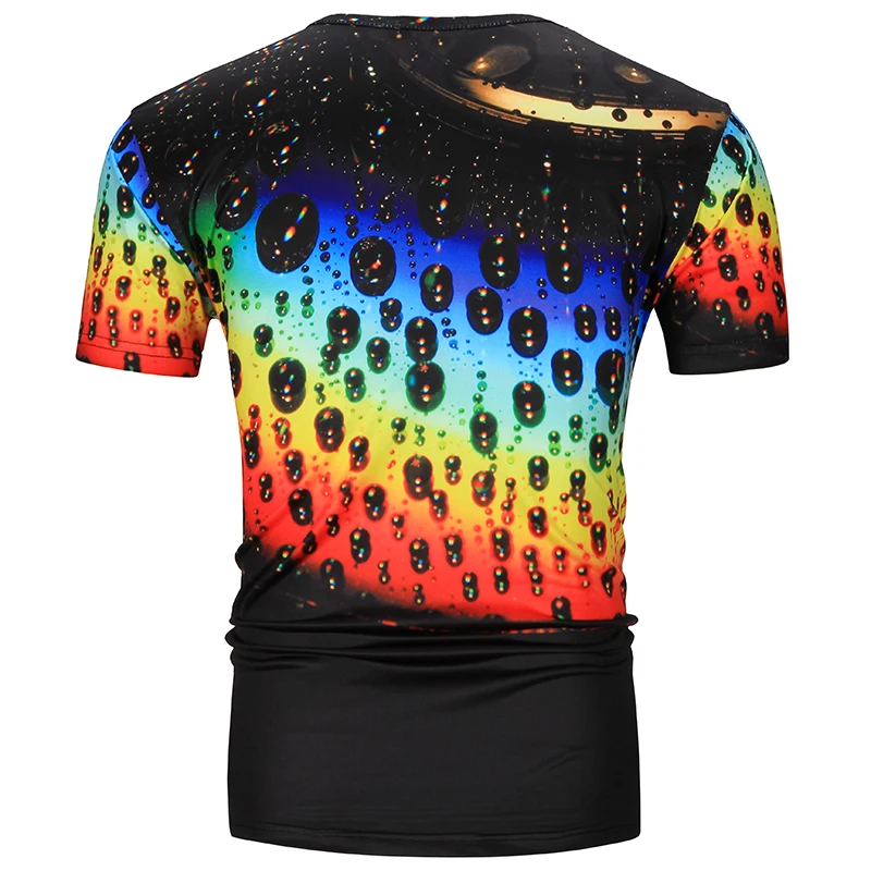 3d печатные Мужчины Женщины Летние футболки Повседневная O воротник 3D Футболки