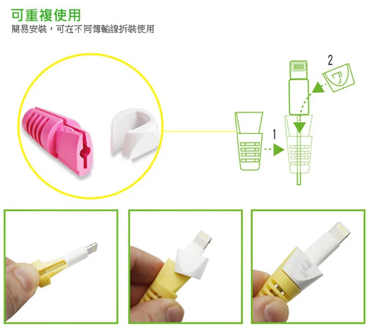 50 шт./лот лидер продаж защитный чехол для линии передачи данных зарядного кабеля