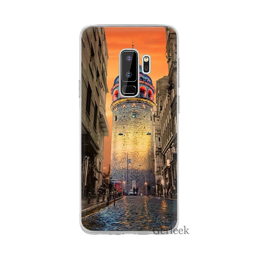 Турция Стамбул Sceneary строительный чехол для телефона Samsung Galaxy A5 A6 A8 J3 J5 J7 2015 2016 2017 2018