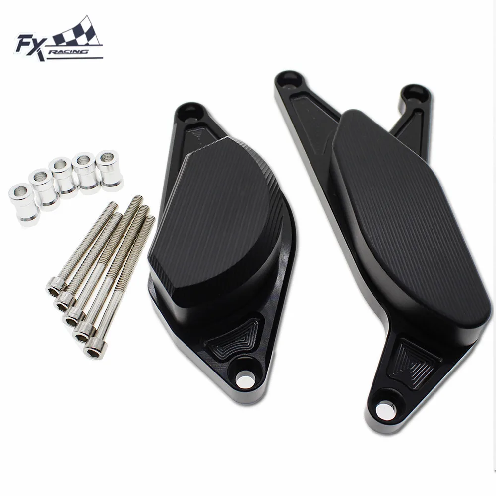 

FXCNC Aluminum Motorcycles Engine Case Sliders Crash Pad Cover Falling Protector Guard For Suzuki GSR400 GSR600 2001 - 2006