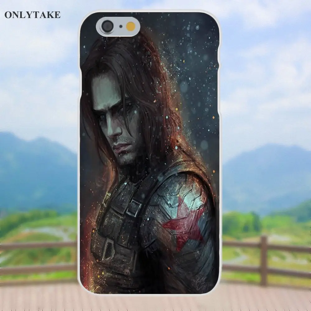 Vvcqod баки Барнс Marvel для Apple iPhone 4 4s 5 5C SE 6 S 7 8 Plus X Galaxy большое ядро II Prime Alpha TPU