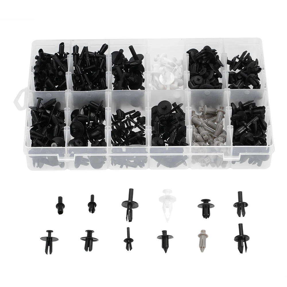 

350pcs Car Plastic Push Retainer Pin Rivet Trim Clip Assortments Kit