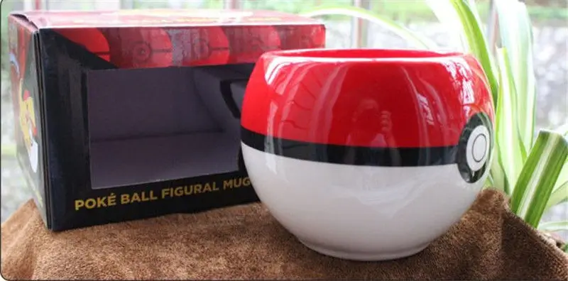 Аниме мультфильм с покемоном Poke Ball 3D Figural Кружка Керамическая кофейная чашка