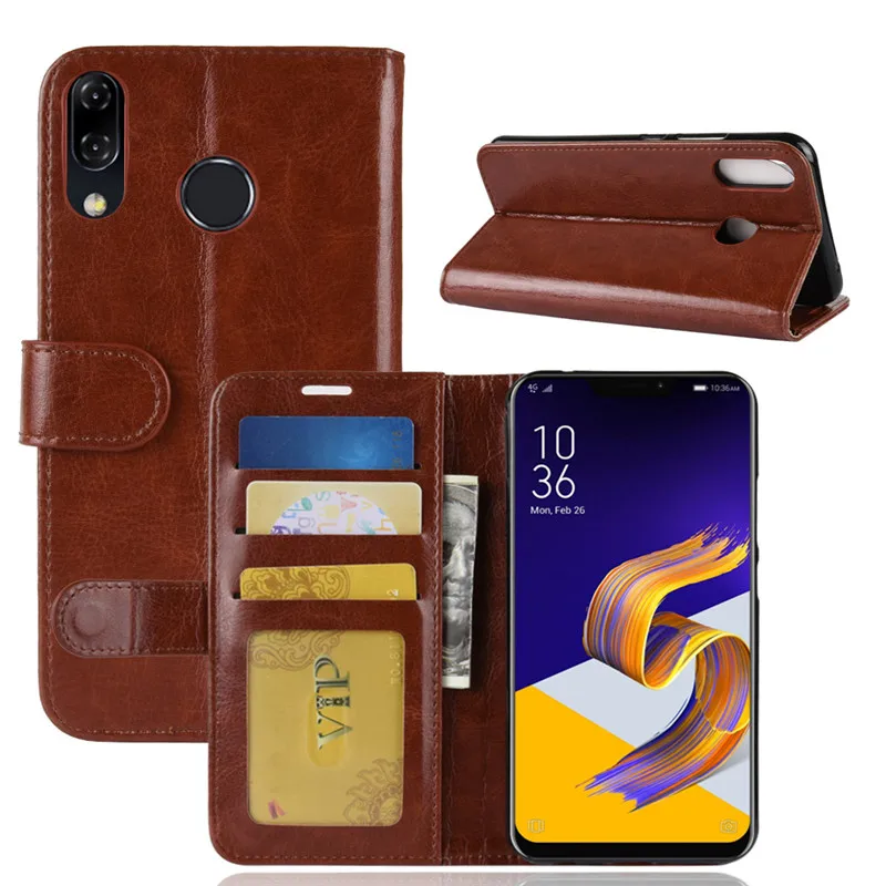 Для Asus Zenfone 5 ZE620KL чехол 6 2 дюймов кошелек Стиль из искусственной кожи для крышки