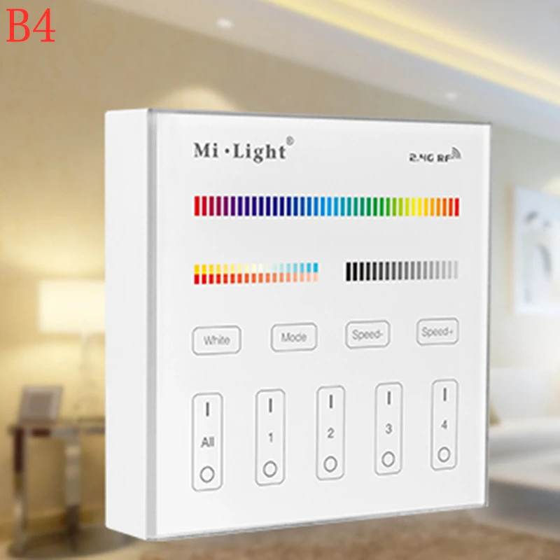 Mi light 2 4 г B1/B2/B3/B4 зоны Яркость тусклый mi нг/RGB/RGBW/CCT сенсорная смарт-панель led диммер