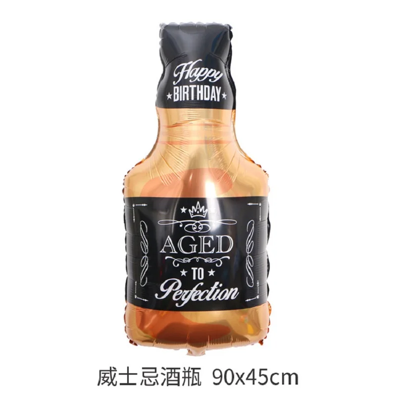 1 шт. Свадебные Воздушные шары поднять чашки виски/пива/шампанского гелий Фольга