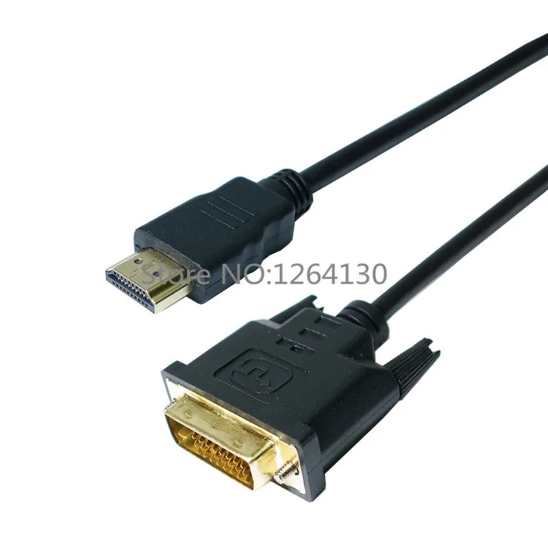 Высококачественный HDMI-совместимый с DVI DVI-D 24 + 1-контактный адаптер позолоченный