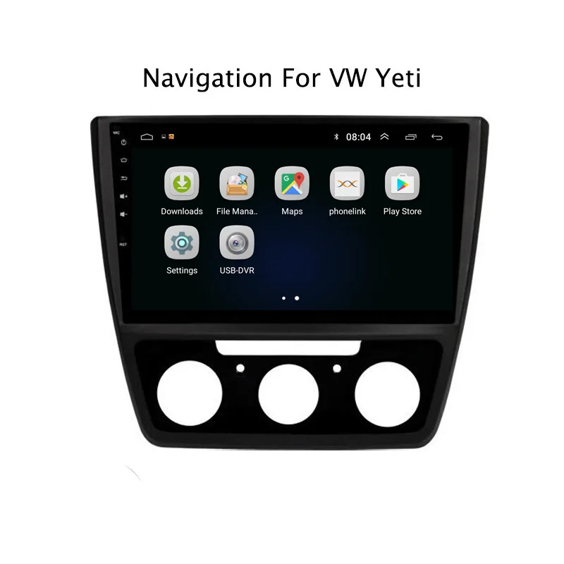 10 1 &quot2.5D IPS Android 8 автомобильный DVD GPS плеер для Skoda Yeti 2014 2015 2016 2017 Радио стерео