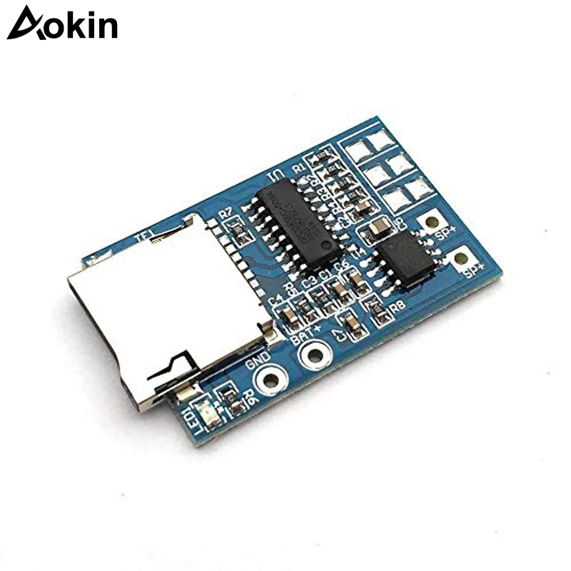 TF-карта GPD2846A 1 шт. MP3 декодер плата 2 Вт модуль усилителя для Arduino питания GM Лидер