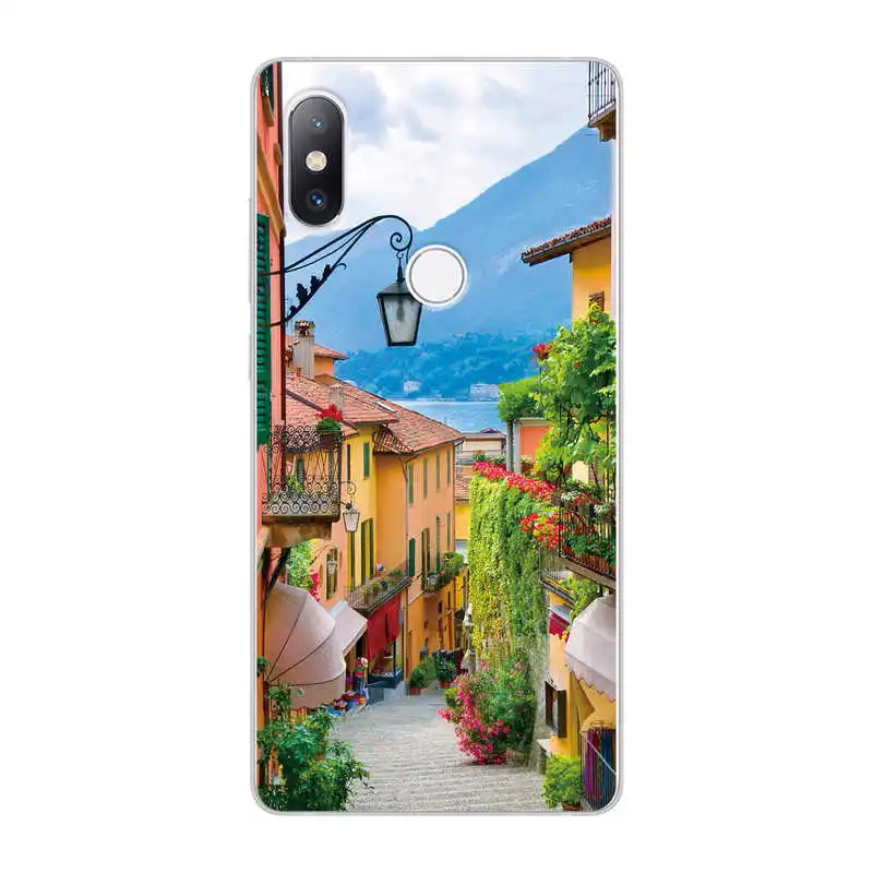 Case For Xiaomi Mi Mix 2S 2 S 5.99&quot Cover Printing Drawing Patterned Mix2S Phone Protector Back Fundas | Мобильные телефоны и