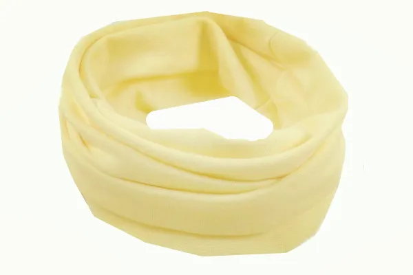 scarf light yellow Качественный хлопковый Детский набор из шапки и шарфа, детский шейный платок, детский шарф, воротник, шапка, комплект, реквизит для фотосессии - Цвет: scarf light yellow