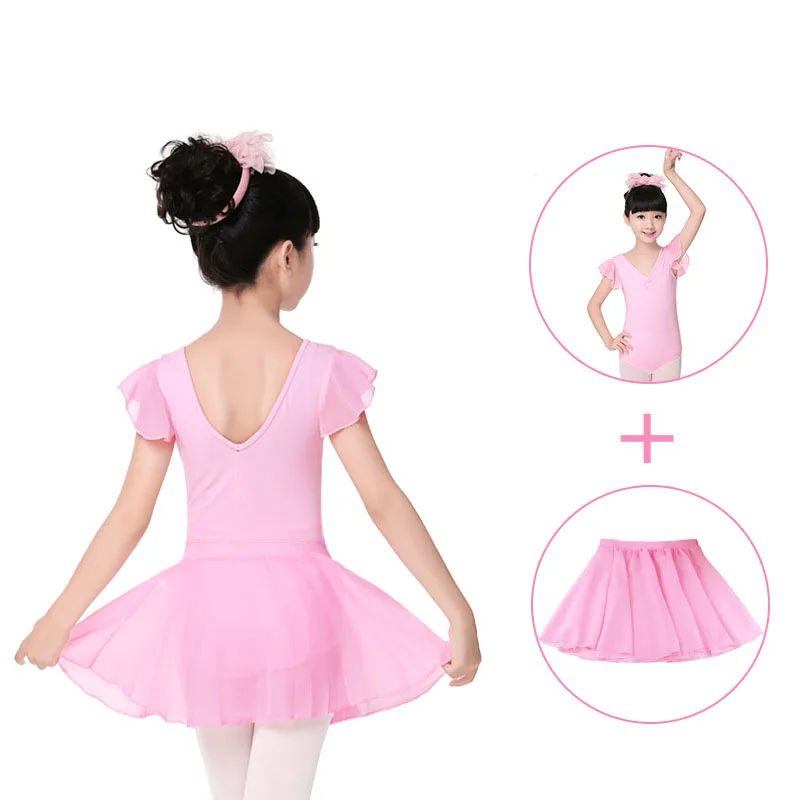 Фото Girl and adult Joint ballet Dance Exercise leotard skirt Children's V-collar Chiffon flutter Sleeve Clothes costume JQ-295 Girl and adult Joint ballet Dance Exercise leotard skirt Children's V-collar Chiffon flutter Sleeve Clothes costume JQ-295