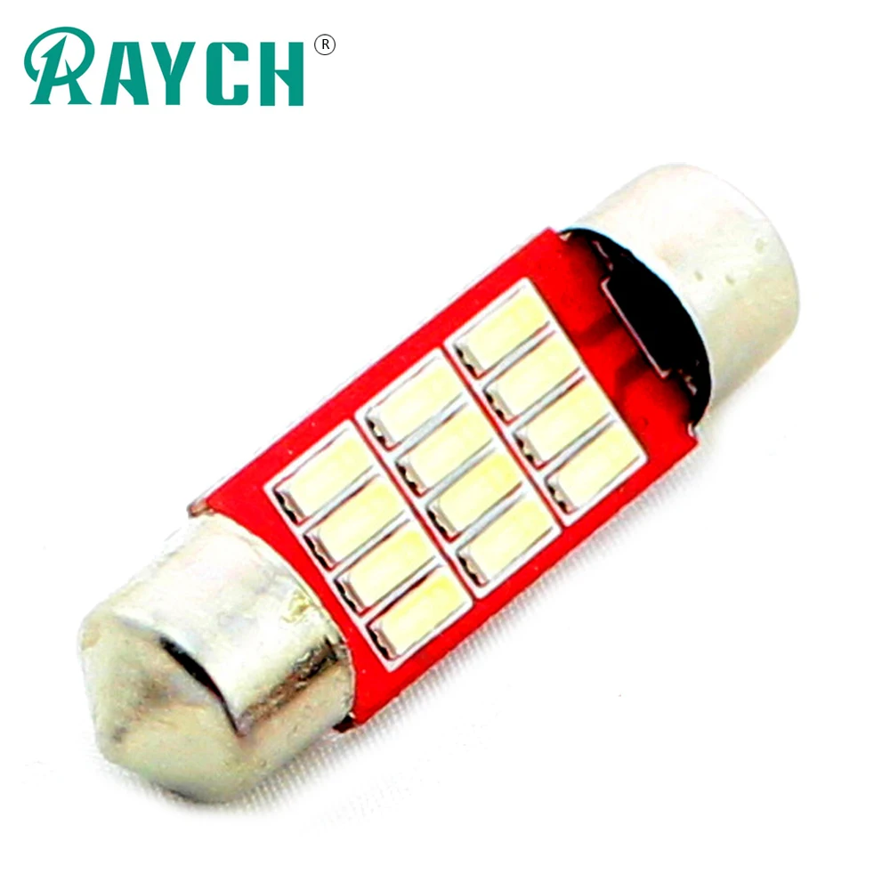 1 шт. 31 мм 36 39 42 C5W 4014 LED CANBUS без ошибок Автомобильная купольная гирлянда для