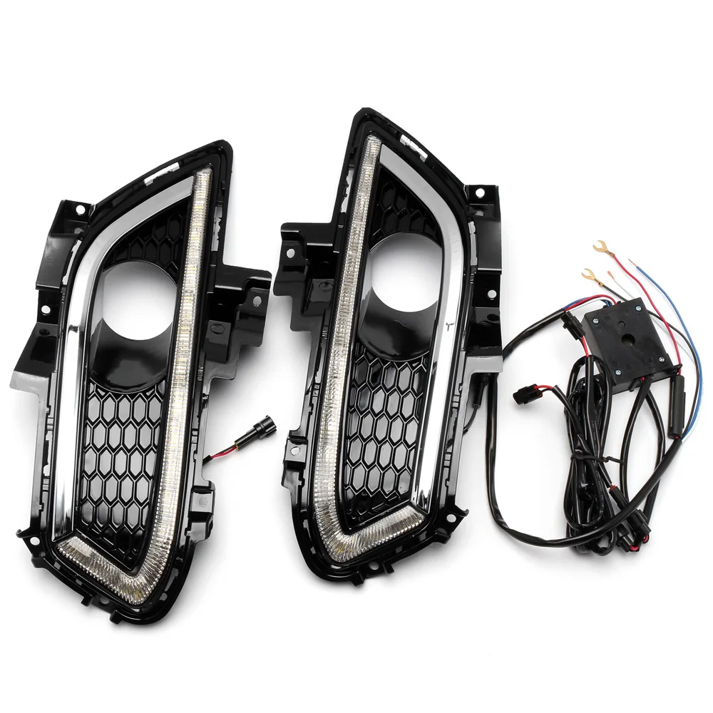 NOVSIGHT 2X Автомобильный светодиодный дневный ходовой светильник DRL для вождения