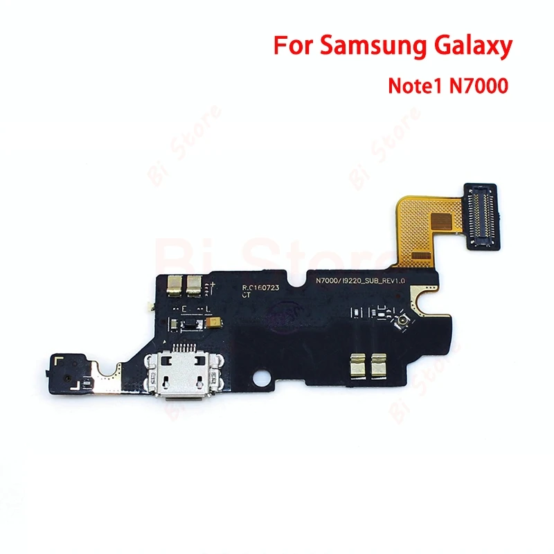 Сменный гибкий кабель для зарядки samsung Galaxy Note 1 N7000 2 N7100 микрофон USB порт разъем док